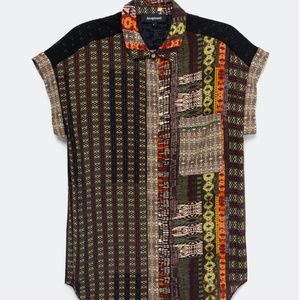 Short sleeve shirt - geometric print